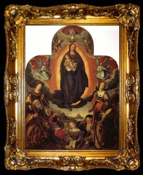 framed  Jan Provost The Virgin in Majesty, ta009-2
